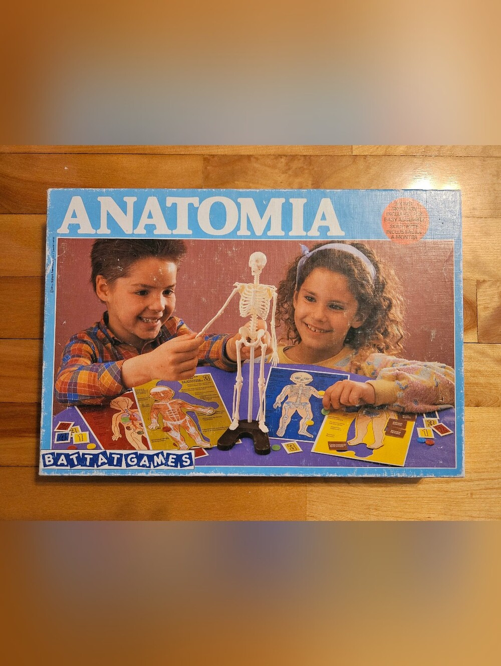 Battat Games Anatomia 1986 Excellent Condition Vintage Educational Game